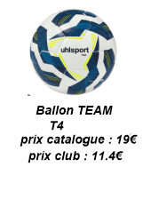 Ballon TEAM T4 blanc